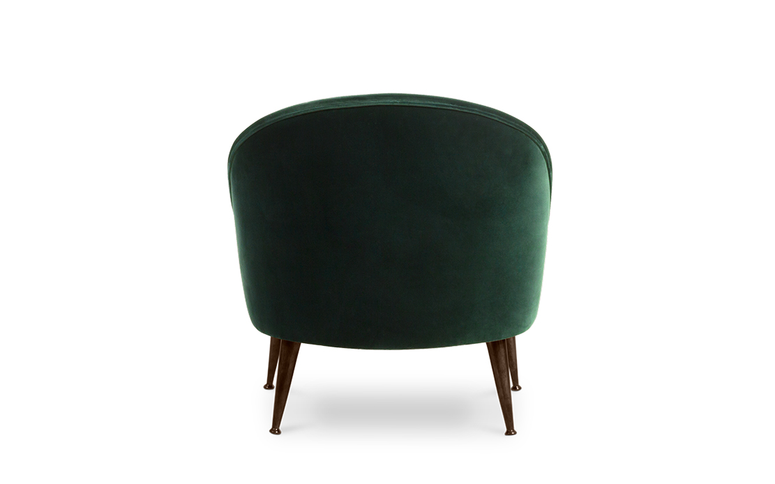 MALAY | Modern Tufted Velvet Armchair by BRABBU